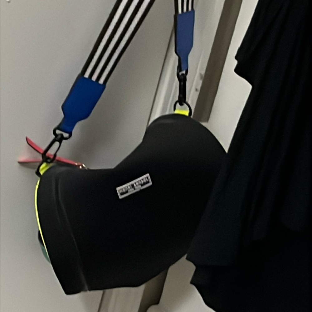 Henri Bendel neoprene zip around cooler